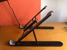 Soporte plegable ajustable para ordenador portátil, antideslizante, para Notebook, Macbook Pro Air, iPad Pro, DELL, HP