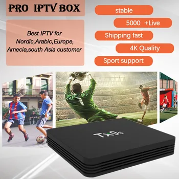 

HD world Nordic IPTV Norway Israel nederlands IPTV+TX9S Android TV Box Amlogic S912 2GB/16GB 2.4GHz Media Player Wifi 4K Top Box