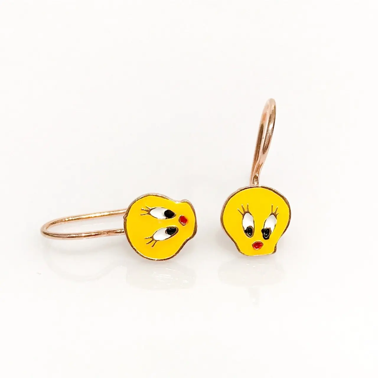

New Tweety Children caps Tag Silver Earrings