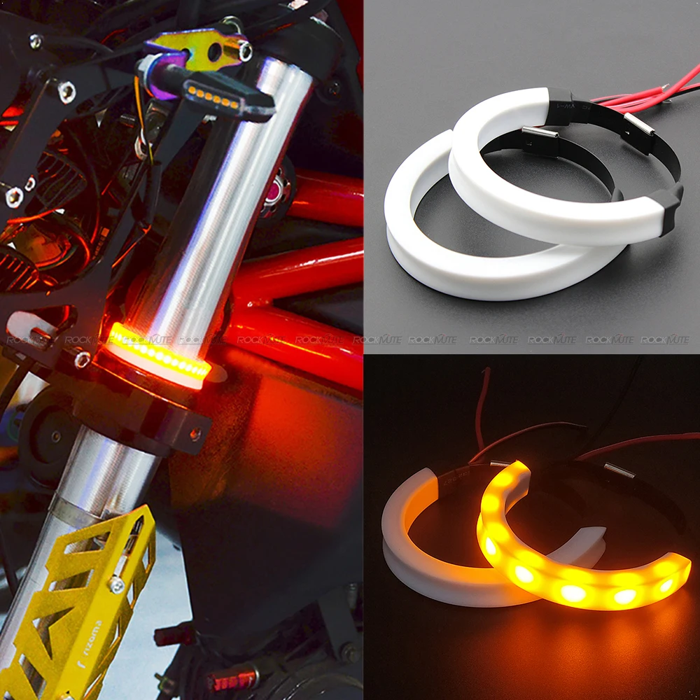 

For KAWASAKI Versys 650 1000 Versys-X 250 300 W650 W800 W175 Fork Shock Absorber Turn Signal Day Running Light Indicator Blinker