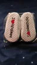 Mocasines de lona con estampado de letras para bebés, zapatos antideslizantes para recién nacidos, de 0 a 18M