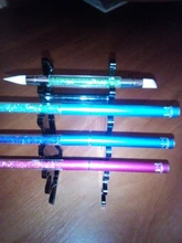 1 Set de pinceles de uñas soporte de estante de pluma accesorios cepillos para herramienta de la manicura acrílico soporte de cepillos de manicura portador de almacenamiento