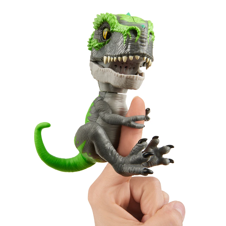 Игрушка электронная Интерактивный динозавр Треккер 12 см FINGERLINGS