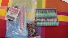 Juego de taladro eléctrico para uñas, pluma para manicura, fresas de cerámica, lijadora de uñas eléctrica, Kit de manicura y pedicura, 1 Set