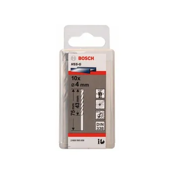 

BOSCH-metal Drill HSS-G, DIN 338 4x43x75mm
