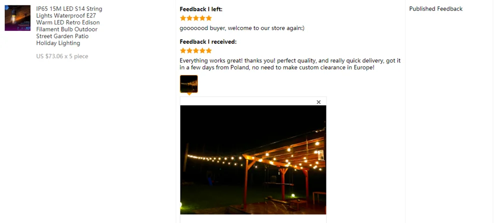 IP65 Kommerzielle Qualität 15M Party Lichter Outdoor S14 LED Lichterketten Für Terrasse Hinterhof Veranda Cafe Bar Weihnachten hochzeit Lichter – Detail 16