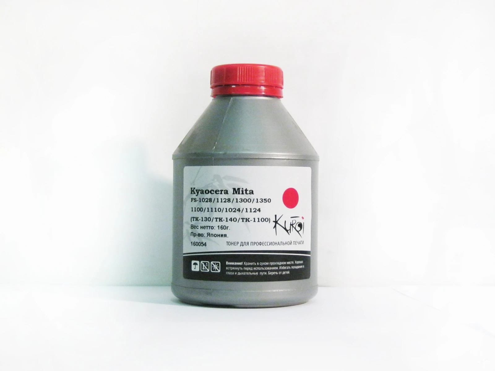 Тонер Kyocera Mita FS-1028 FS-1128 FS-1300 FS-1350 FS-1100 FS-1110 FS-1024 FS-1124 TK-130 TK-140 TK-1100 KUROI Tomoegawa 160г/б |