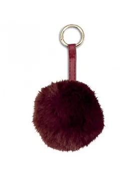 

Keychain stuffed POMPON Bordeaux