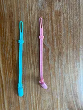 Cadena de silicona para chupete de Portachupetes, 1 Uds.