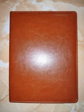 A5 del documento del bolso carpeta de archivo de la tarjeta de clip de oficina de negocios financieros útiles escolares de cuero de imitación hecho Súper Promoción ahora