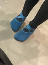 Vendaje Yoga calcetines Anti-deslizamiento rápido seca deportes de las señoras medias de Ballet calcetín de baile zapatillas para las mujeres calcetines de algodón