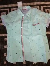 GFMY-camisas de manga corta para niños, ropa informal de algodón sólido para niños de 2 a 14 años, decoración de cinta, gran oferta, 2020