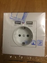 Eu-Power-Socket-Socket Pc-Panel Wall SRAN 250V Smart Dual Home-16a with USB for 5V 2A