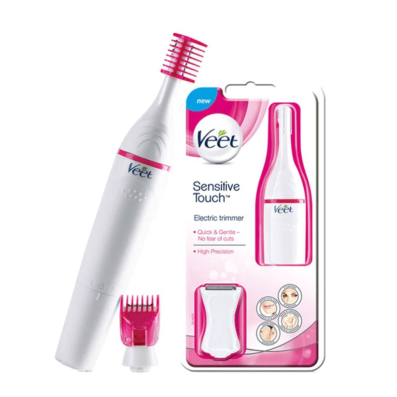 Veet чувствительный сенсорный бикини для удаления волос бровей Shaper бритва триммер эпилятор