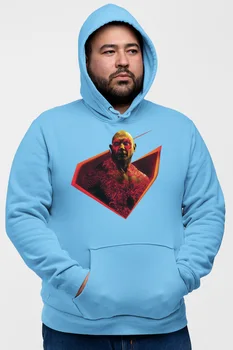 

Angemiel Wear Exterminator Drax Blue Men 'S Hooded Sweatshirt