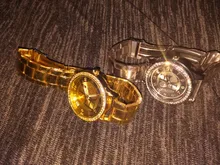 Reloj deportivo de acero inoxidable para mujer, camiseta nueva de marca CH, de lujo, dorado, de cuarzo, Unisex, 2021