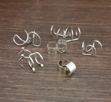 Pendiente de cartílago falso para mujeres y hombres, Clips de oreja sin Piercing, de hojas doradas, joyería, regalos al por mayor