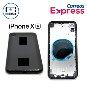 

Chassis black with buttons and sim tray Apple iPhone XR REAR, buttons included-free 24H