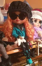 Gafas para muñeca Blythe, lentes de diferentes colores, 1/6, marco de Metal para muñeca Blythe de 12 pulgadas