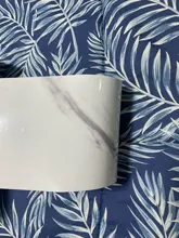 Marble Wallpaper Decorative-Film Baseboard Self-Adhesive Borders Living-Room Decals Waist-Line