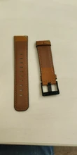 Correa de cuero genuino para samsung Galaxy watch 46mm engranaje de correa S3 Correa Frontier 22mm reloj Huawei 2 gt Correa 46mm