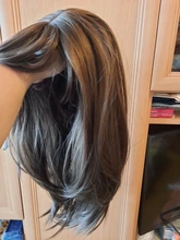 EASIHAIR-Peluca de BoBo marrón oscuro con flequillo, sintética, ondulada, de capa media, para mujeres negras, Cosplay, fiesta, resistente al calor, Natural