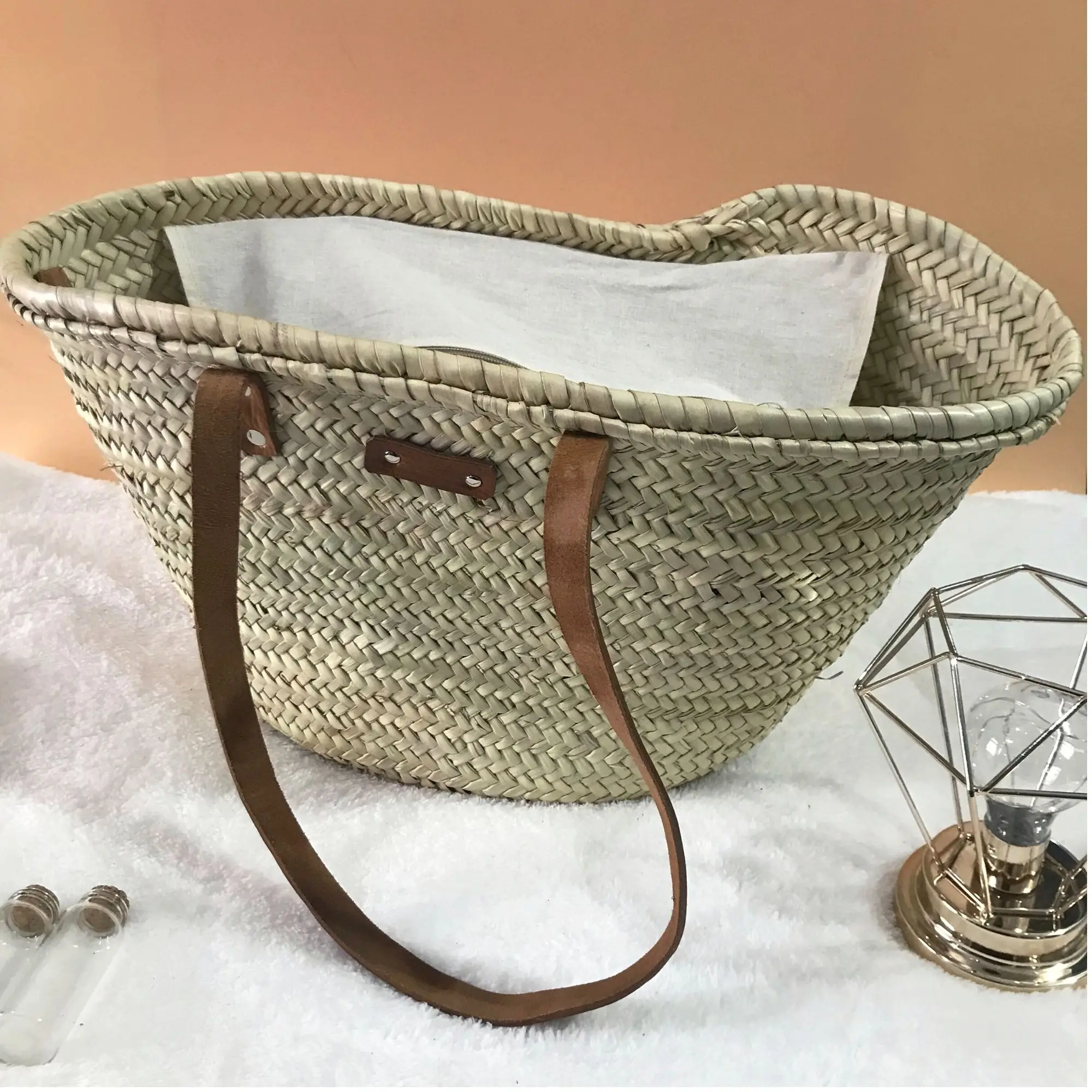 Capazo playa Grande Capazo mimbre playa Cesta de playa Capazo de palma  Bolsos capazo Bolso mujer verano paja Bolso playa| | - AliExpress