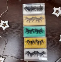 MB-pestañas de visón 25mm, 200/100/50/5 pares, venta al por mayor, 5D, 25 MM, imitación cils, maquillaje espectacular, largo, Pestañas postizas