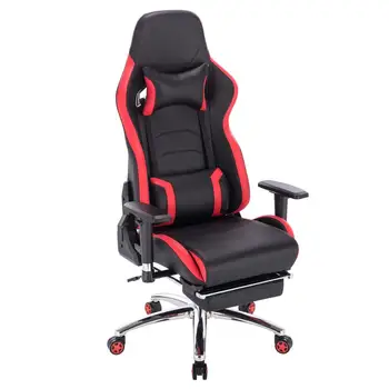 

Racing Chair Heavy Duty Computer Gaming Office Chair Recline the Back 90-180 Degrees Ergonomic Design with Lumbar Cushion