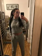 Hirigin-Conjuntos de moda de Invierno para mujer, chándal Sudadera con capucha y pantalones de chándal, conjunto deportivo informal, 2 piezas, 2020