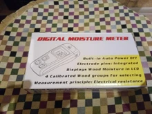 EMT01 de dos pines Digital medidor de humedad de madera 0-99.9% de probador de la humedad de la madera húmeda Detector con una gran pantalla LCD