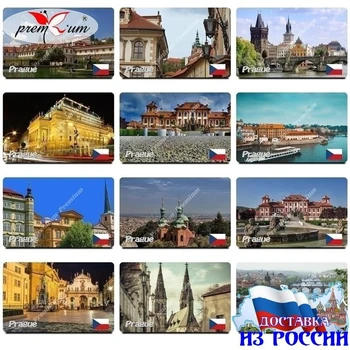 

Fridge magnet "Prague", Czech Republic (size 54x86mm). Free shipping.