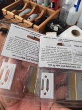 WMARK-W-2 profesional de 2 agujeros para cortar los dientes, hoja móvil con tornillo de repuesto, material de alta calidad