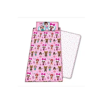 

LOL SURPRISE! -Sheet set 3 pieces pink Fabric 90x190 cm