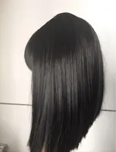 Synthetic Wigs Hair Bangs Short Stampedglorious Black/pink Women Heat-Resistant-Fiber