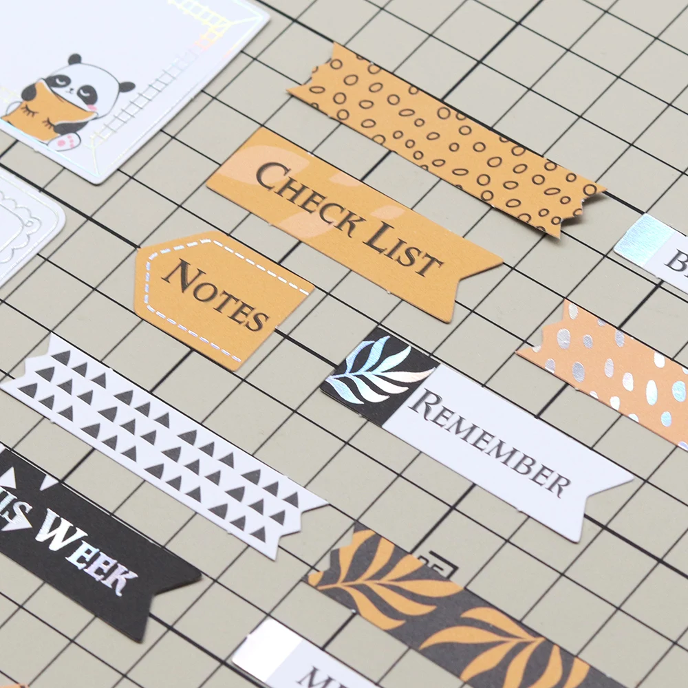 Kreative Pfad 150 stücke Eintagsfliegen Formen Verzierungen Folie Papier Stanzlinge Design Handwerk Scrapbooking Cardmaking Journal Dekoration – Detail 7
