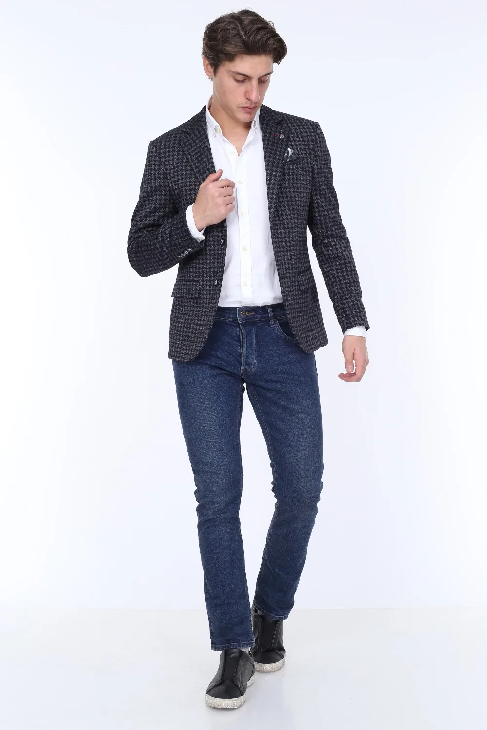 HW мужские джинсы 16347-2 Slim Fit, стрейч, стиль Сделано в Турции, реальный европейский размер, комфорт, турецкий, Стильный, Homme