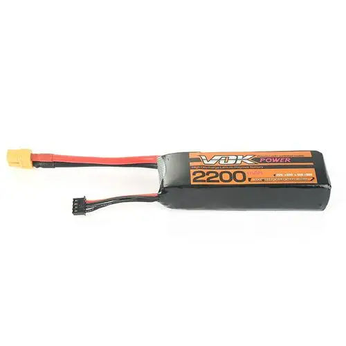 T-Plug Discharger Plug VOK 3S Lipo батарея 11,1 V 2200mAh 25C Lipo батарея универсальная для RC гоночный вертолет - Цвет: XT60