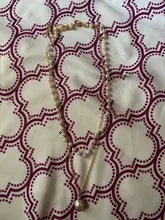 SUMENG-gargantilla de perlas Kpop para mujer, collar bonito de doble capa, colgante de cadena para mujer, regalo para niñas, joyería 2021