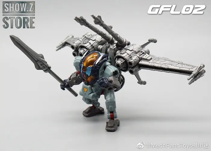 [Show. Z Store] MechFansToys MFT мех вентиляторы игрушки GFL01 и GFL02 GFL-01 GFL-02 микрозвезда Diaclone набор из 2 трансформационных экшен рис