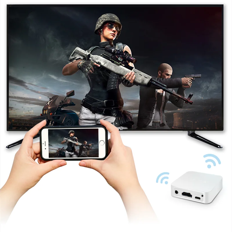 

Portable Wifi TV Stick Car Av + Hdmi Dual Interface 1080P Wireless Display Receiver With Screen Device for Windows Andriod TVS