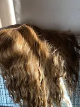 EASIHAIR-Peluca de cabello sintético para mujer, cabellera artificial ondulado con flequillo, largo, color marrón, de alta densidad, para Cosplay, resistente al calor