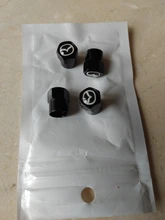 4 Uds piezas para neumáticos de ruedas tapones de cubierta de vástago de válvula de neumático de la rueda de tapa de válvula para Mazdas 5 6 323 626 RX8 7 MX3 MX5 Atenza Axela