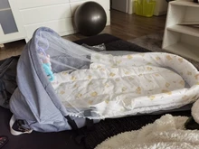 Cuna de viaje portátil para bebé, cuna multifunción con mosquitera, cuna plegable para dormir