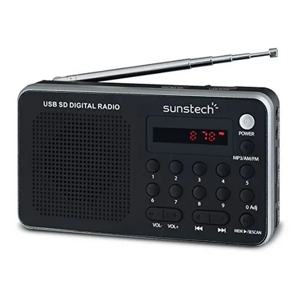 Портативное цифровое радио Sunstech RPDS32SL серебристый