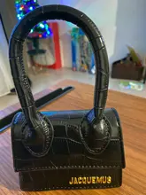 Jacquemus-Mini bolsos cruzados para mujer, bolso de marca famosa, de diseñador de lujo, con patrón de cocodrilo, 2021