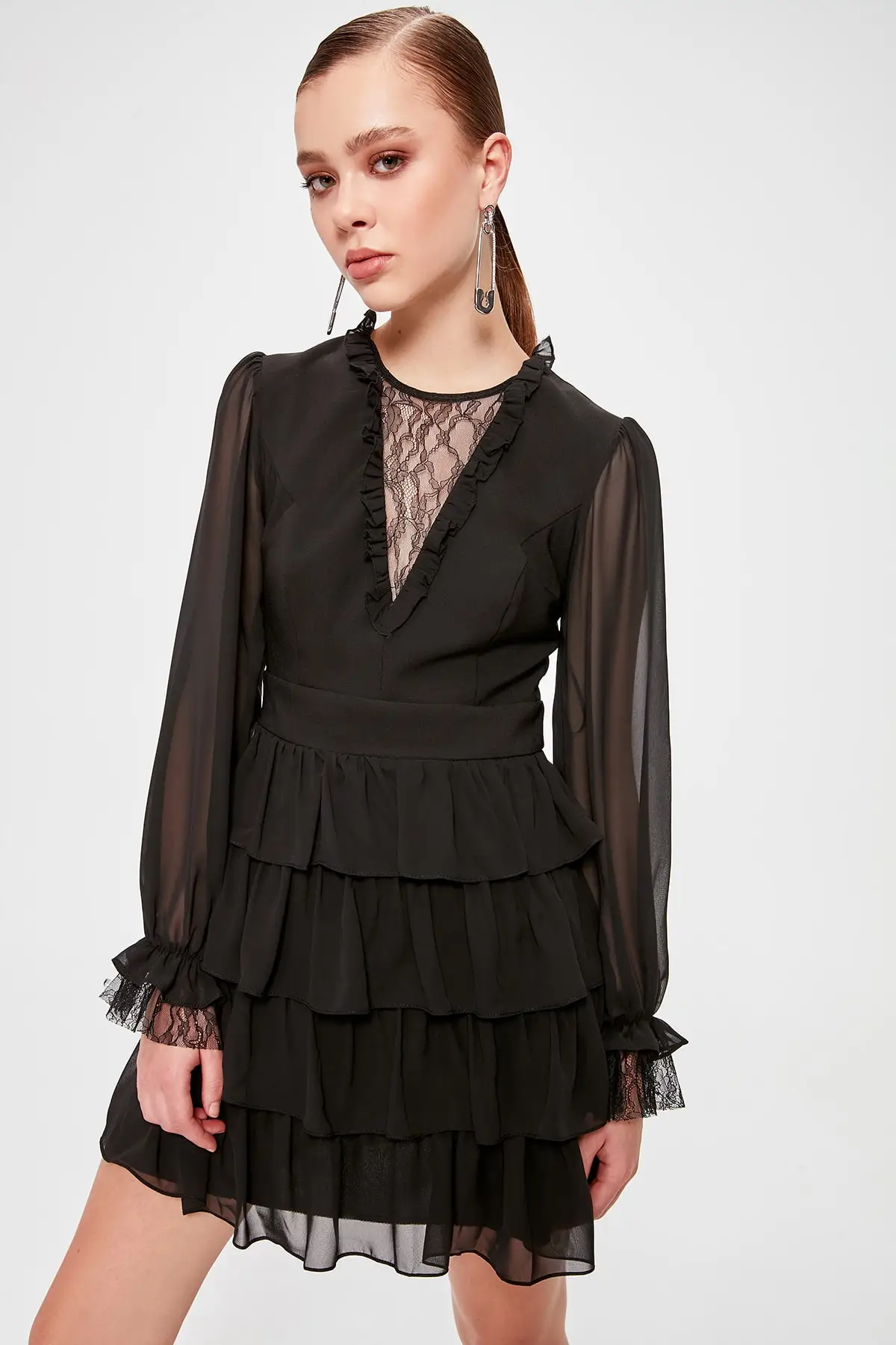 Trendyol платье с рукавами TPRSS20EL0071|Платья| |