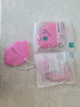 Mascarilla FFP2 KN95 para adultos, máscara negra cara con 5 capas de filtro, transpirable, antipolvo, sin grafeno, 50-200 Uds.