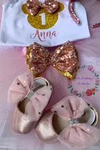 Sneakers Shoes Rose-Gold Baby Booties Newborn Infant Girls Princess Non-Slip for Soft-Crib