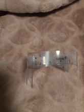 1PC reutilizables Semi permanente regla para cejas medida herramienta regla guía para cejas Microblading Calliper plantilla maquillaje